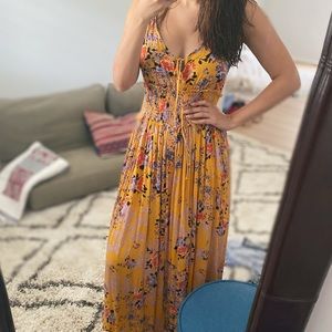 Free People Ready For the Day Maxi Slip Dress